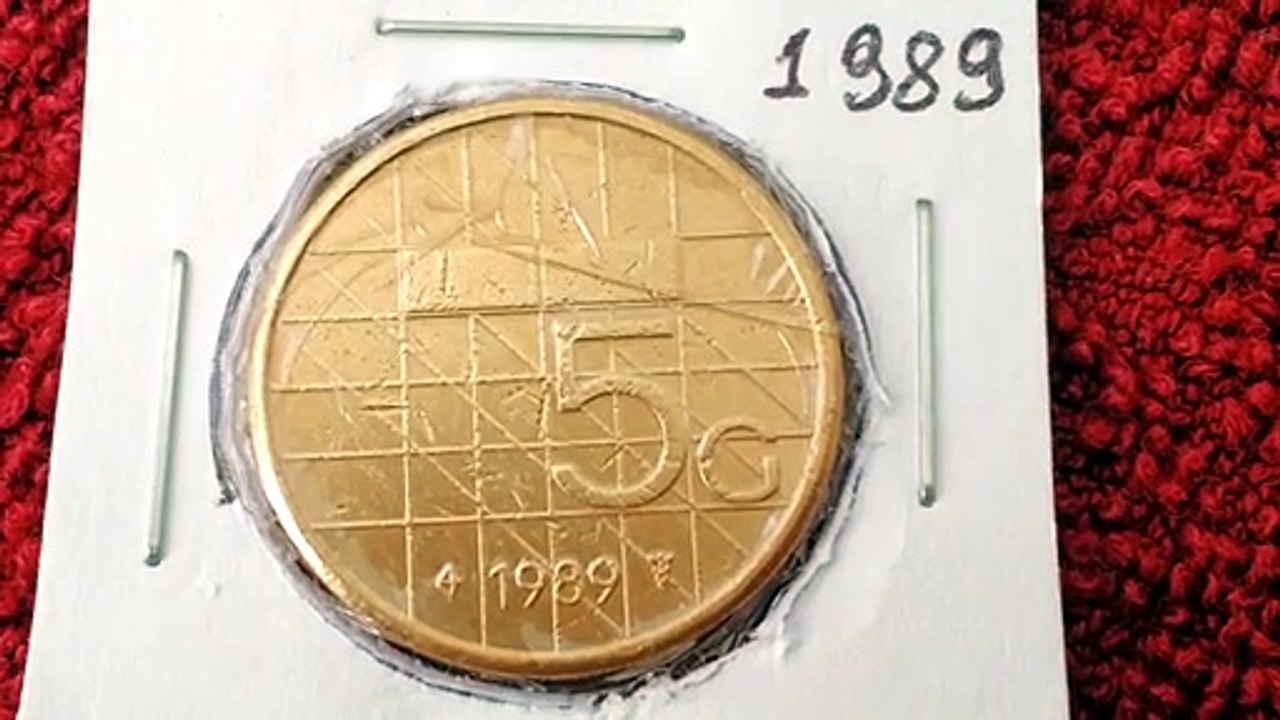 5 FLORIN 1989- HOLANDA