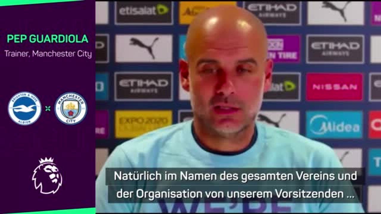 Guardiola wendet sich an Fan: 'Umarmen ihn herzlich'