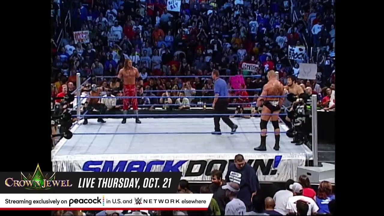 SMACK DOWN FULL MATCH Edge Rey Mysterio vs Brock Lesnar Tajiri