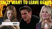 CBS Y&R Spoilers Shock Adam worries when Sally wants to leave Genoa, prepares a plan to propose