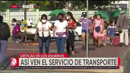 ¿Qué opina la población sobre el transporte público?