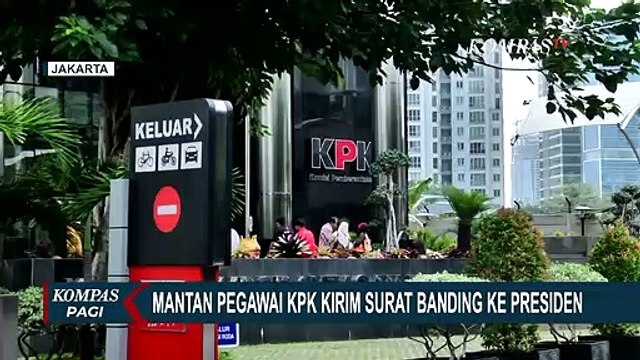 Mantan Pegawai KPK Kirim Surat Banding ke Presiden Joko Widodo