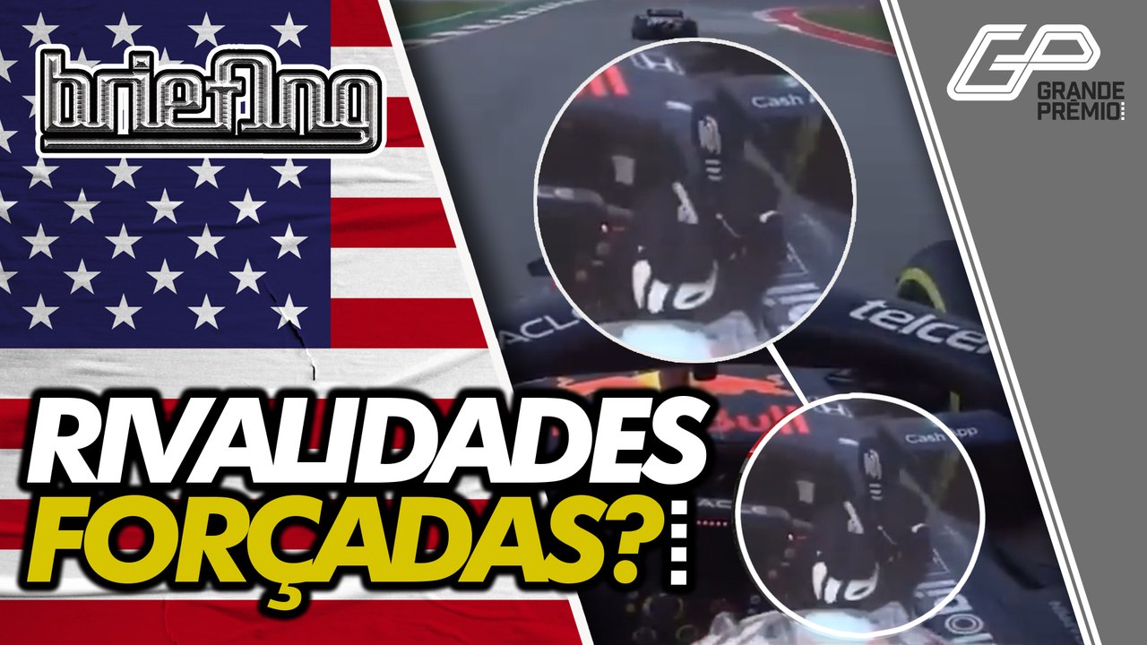 VERSTAPPEN MANDA DEDO DO MEIO PARA HAMILTON NO TL DA F1 EM AUSTIN. RIVALIDADE FORÇADA? | Briefing