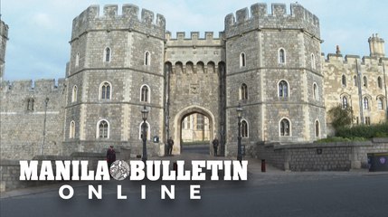 Scene at Windsor where Queen Elizabeth II is back after hospital stay