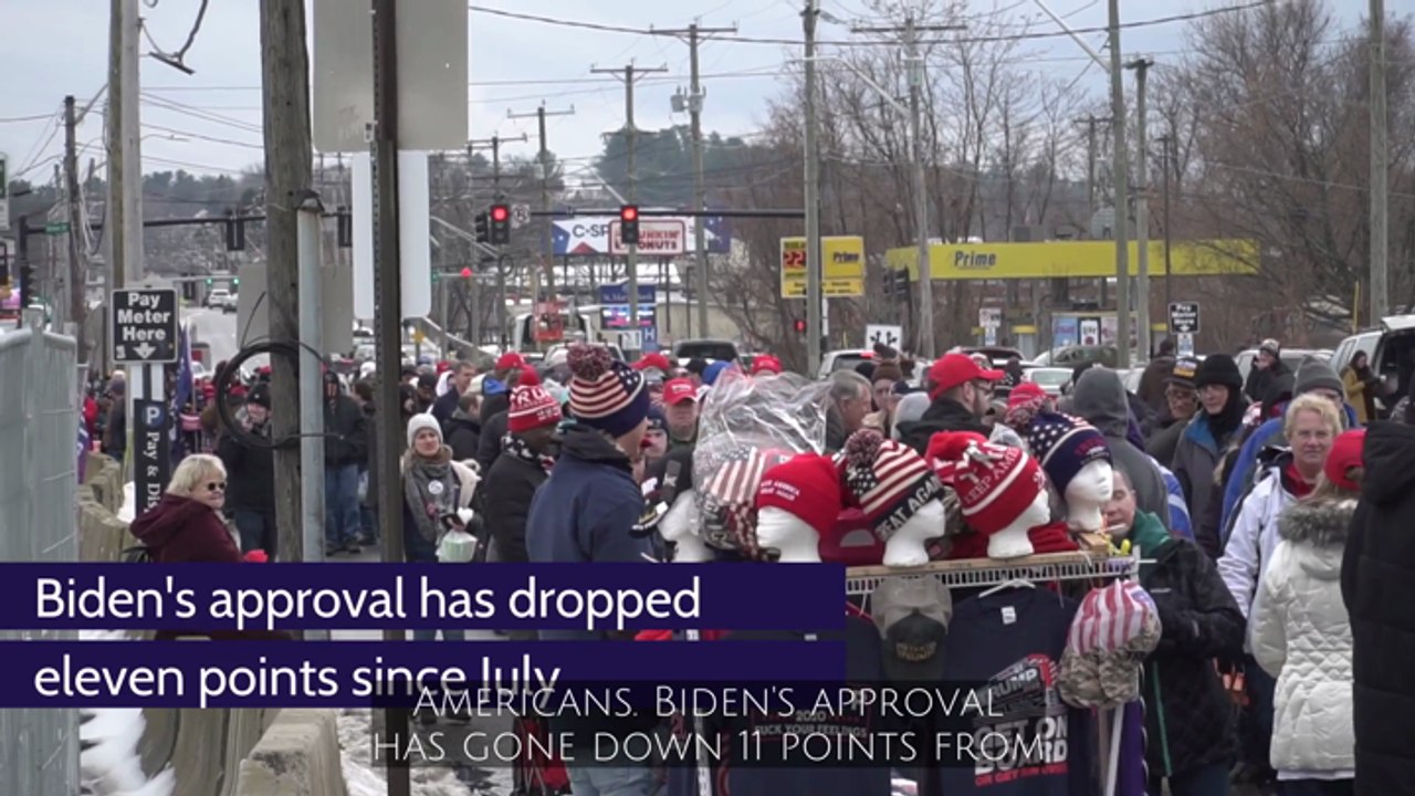 Biden's Approval Rating Drops