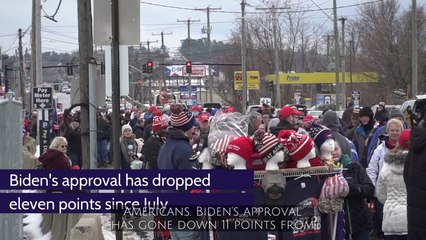 Biden's Approval Rating Drops