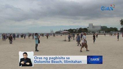 DENR, iginiit na suportado ng Manila LGU ang reopening ng Dolomite Beach | Saksi