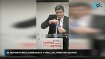 El momento más surrealista y viral del ministro Escrivá