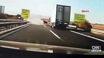 İki trafik magandası yarıştı! Kaza böyle geldi