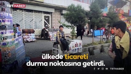 TRT Haber ticaretin durma noktasına geldiği Kabil sokaklarında