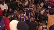 Howard and Davis fight on Lakers bench
