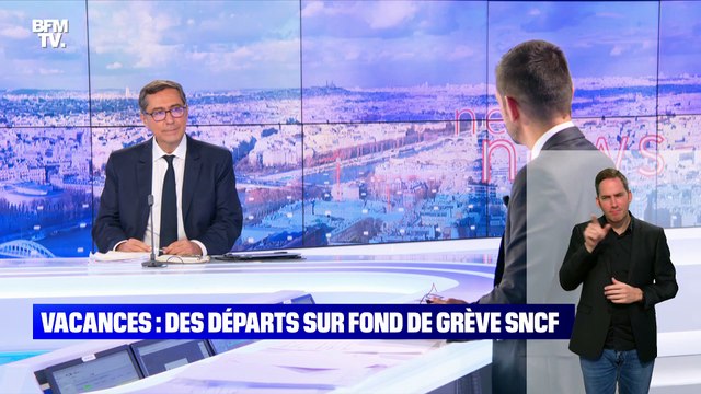 Des départs en vacances sur fond de grève SNCF - 23/10