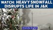 J&K receives heavy rain and snowfall; IMD issues alert for next two days | Watch | Oneindia News