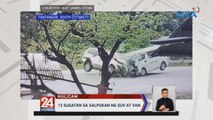 13 sugatan sa salpukan ng SUV at van | 24 Oras Weekend