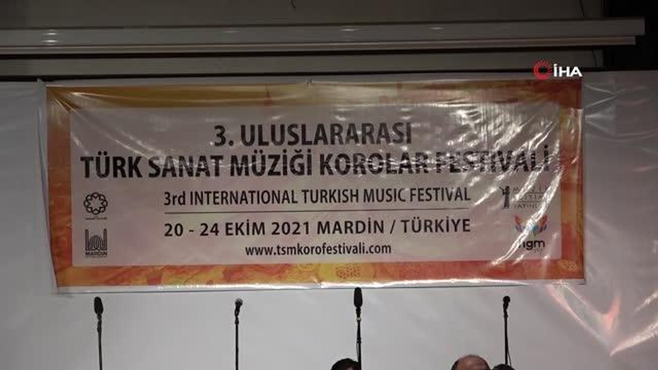 Mardin'de Sanat Müziği Korolar Festivali'nde Ni...