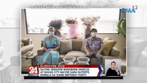 Dating Senador Bongbong Marcos at Davao City Mayor Sara Duterte, dumalo sa isang birthday party | 24 Oras Weekend