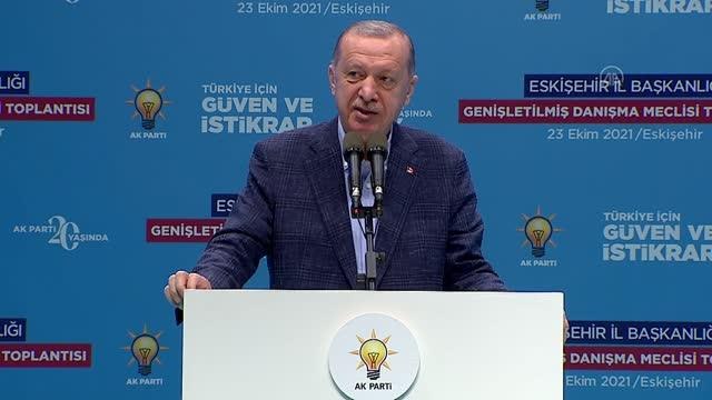 Son dakika haber... ESKİŞEHİR - Cumhurbaşkanı Erdoğan: Toplam yatırım bedeli 2,7 milyar lirayı aşan 106 ayrı eserin toplu açılışını yapacağız