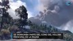 Se derrumba una parte del cono principal del volcán de La Palma