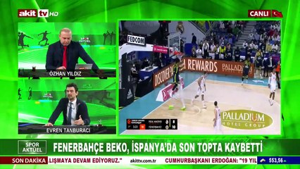 Fenerbahçe BEKO, İspanya'da son topta kaybetti