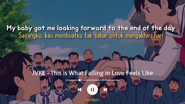 This is What Falling in Love Feels Like - JVKE (Lyrics Terjemahan) This is falling, falling in love
