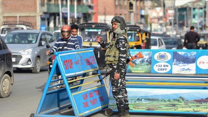 Amit Shah Kashmir visit, valley turned into a fortress