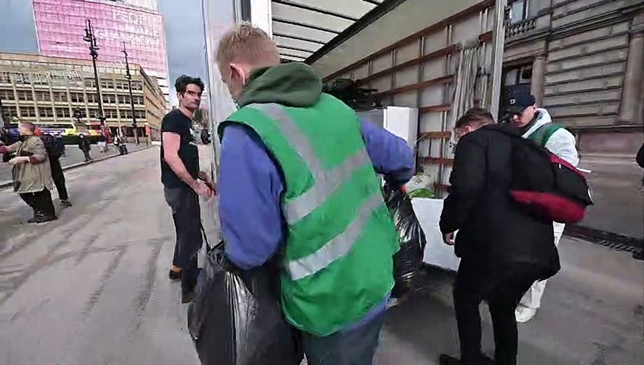Glasgow Cleansing Protest