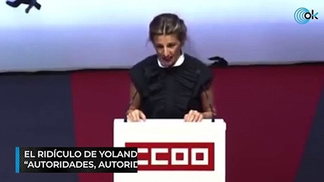 El ridículo de Yolanda Díaz con el lenguaje inclusivo: Autoridades, autoridadas