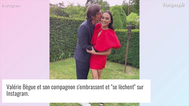 Valérie Bègue, amoureuse coquine : elle embrasse et lèche son compagnon George Yates