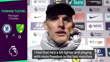 Mount 'lighter' after Norwich hat-trick - Tuchel