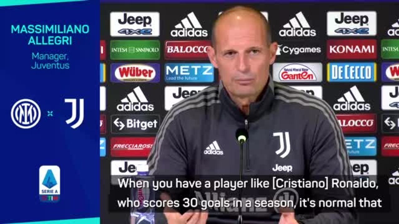 'It was normal that the team relied on Ronaldo' - Allegri