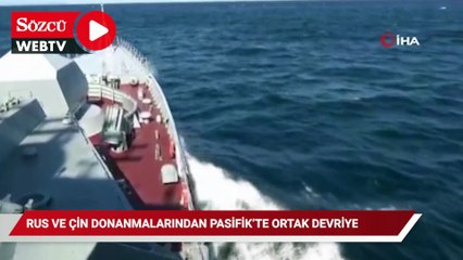 Download Video: Rus ve Çin donanmalarından Pasifik'te ortak devriye