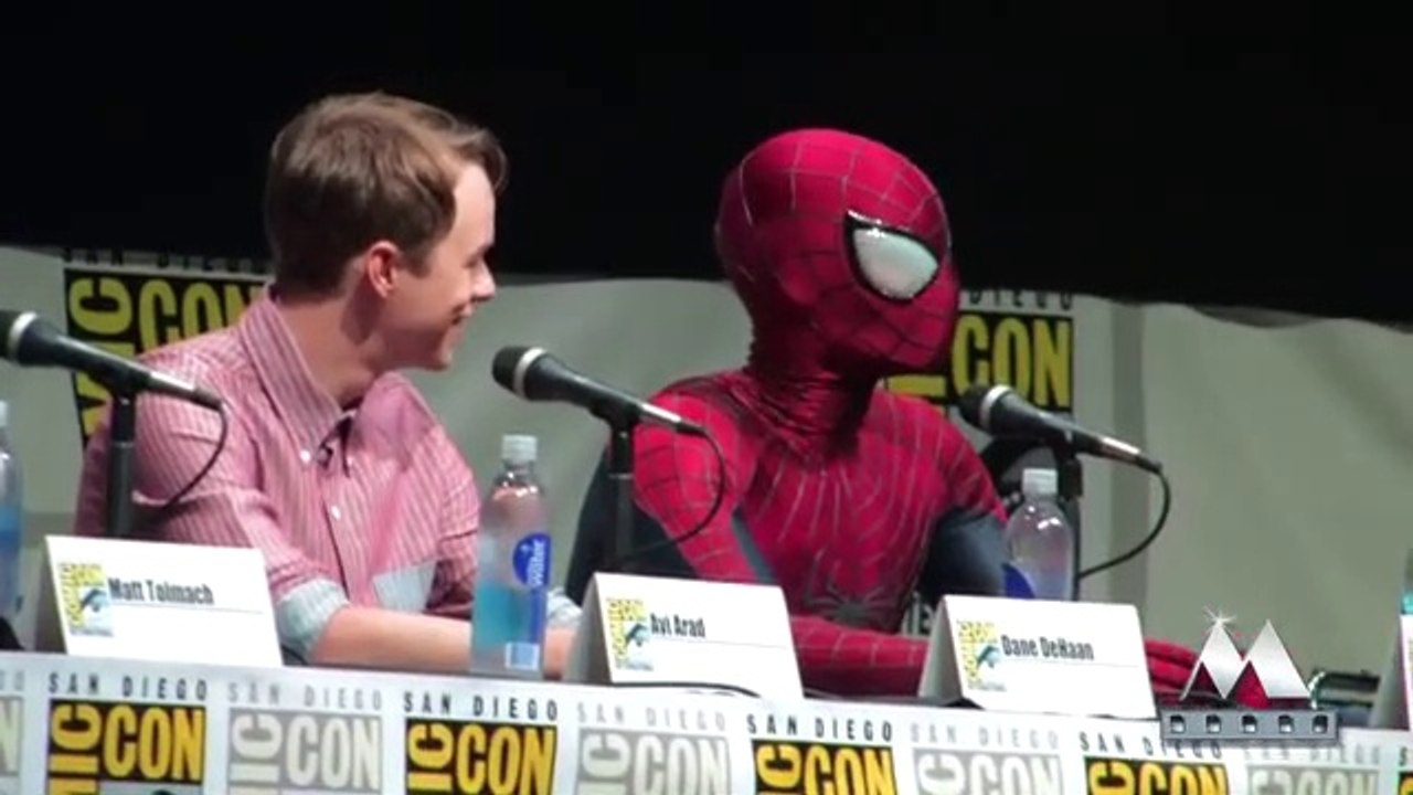 SPIDERMAN drops into Comic-Con at Sony Panel!