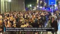 Guardia Urbana y Mossos exigen más respeto a su autoridad en una protesta multitudinaria en Barcelona