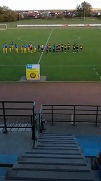 Fin de la minute de silence pour Ben de l'ASC U18 contre Bourges Justice le 23 octobre 2021