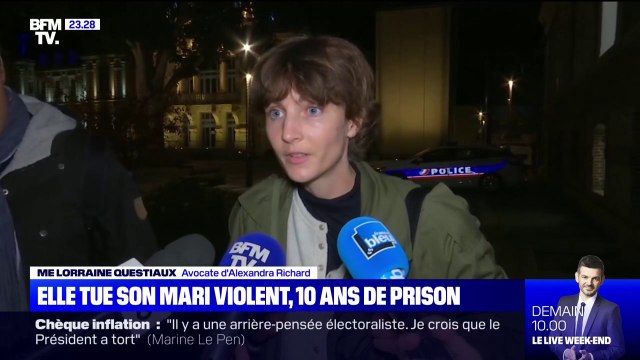 Alexandra Richard condamnée en appel à 10 ans de réclusion criminelle après avoir tué son conjoint violent