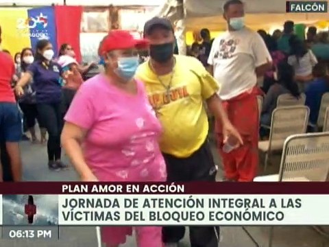 Familias falconianas fueron atendidas en Jornada de Atención a las Víctimas del Bloqueo Económico
