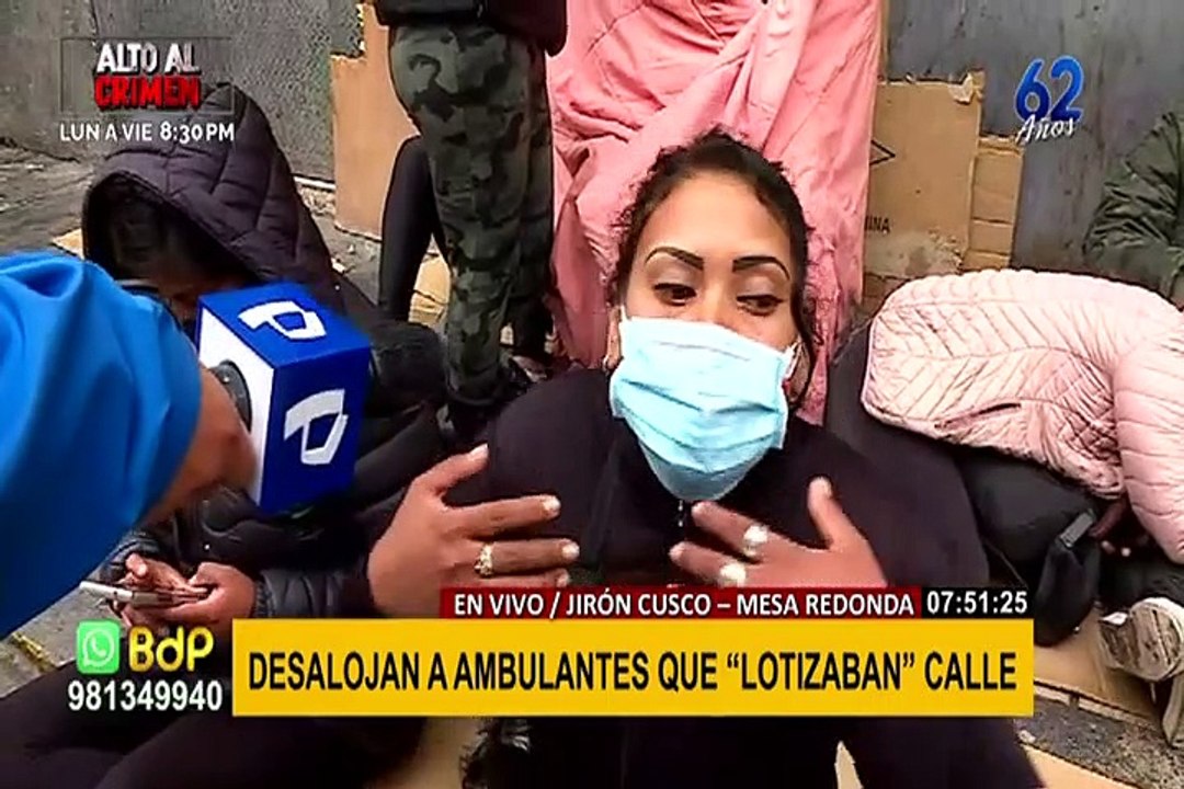 Vendedores ambulantes toman y “lotizan” calles en el Cercado de Lima