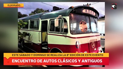 Encuentro de autos clásicos y antiguos