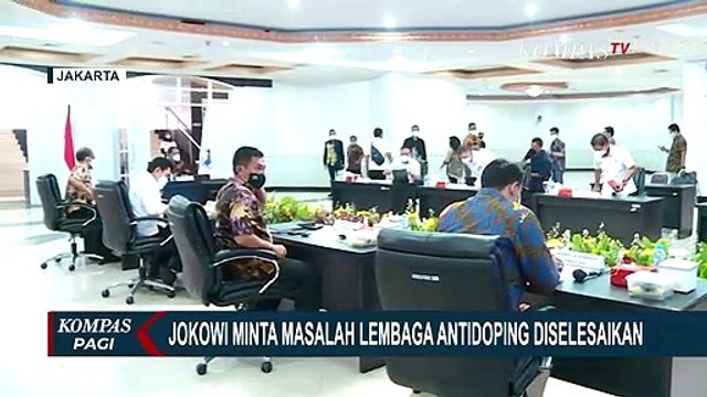 Presiden Jokowi Perintahkan Menpora Segera Selesaikan Persoalan Sanksi WADA dan Evaluasi LADI