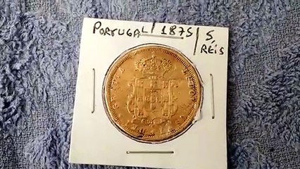 5 RÉIS PORTUGAL 1875 ! RARÌSSIMA