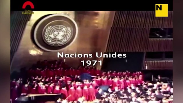 Discurs de Pau Casals davant l'ONU en recollir la Medalla de la Pau el 1971