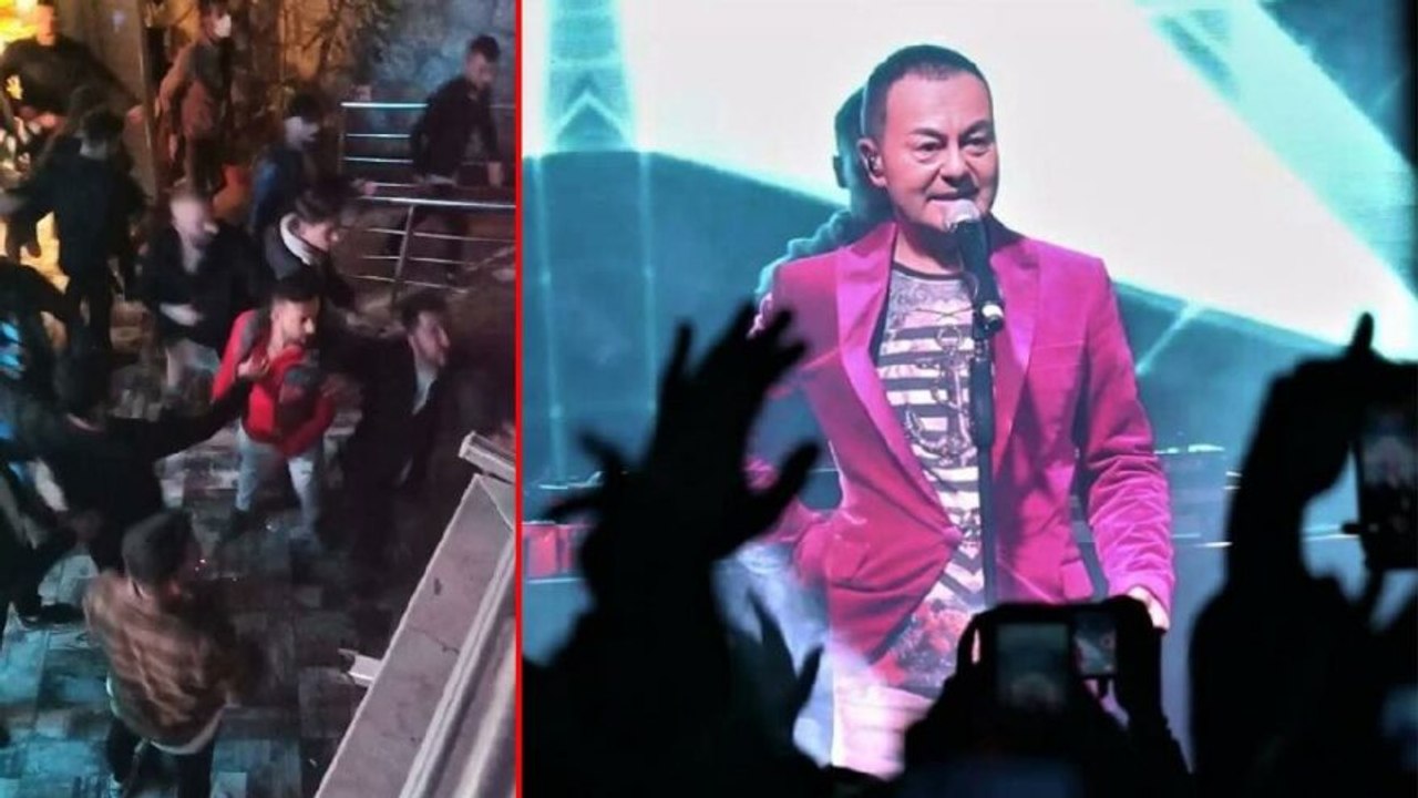 Serdar Ortaç konseri sonrası yumruklar havada uçuştu