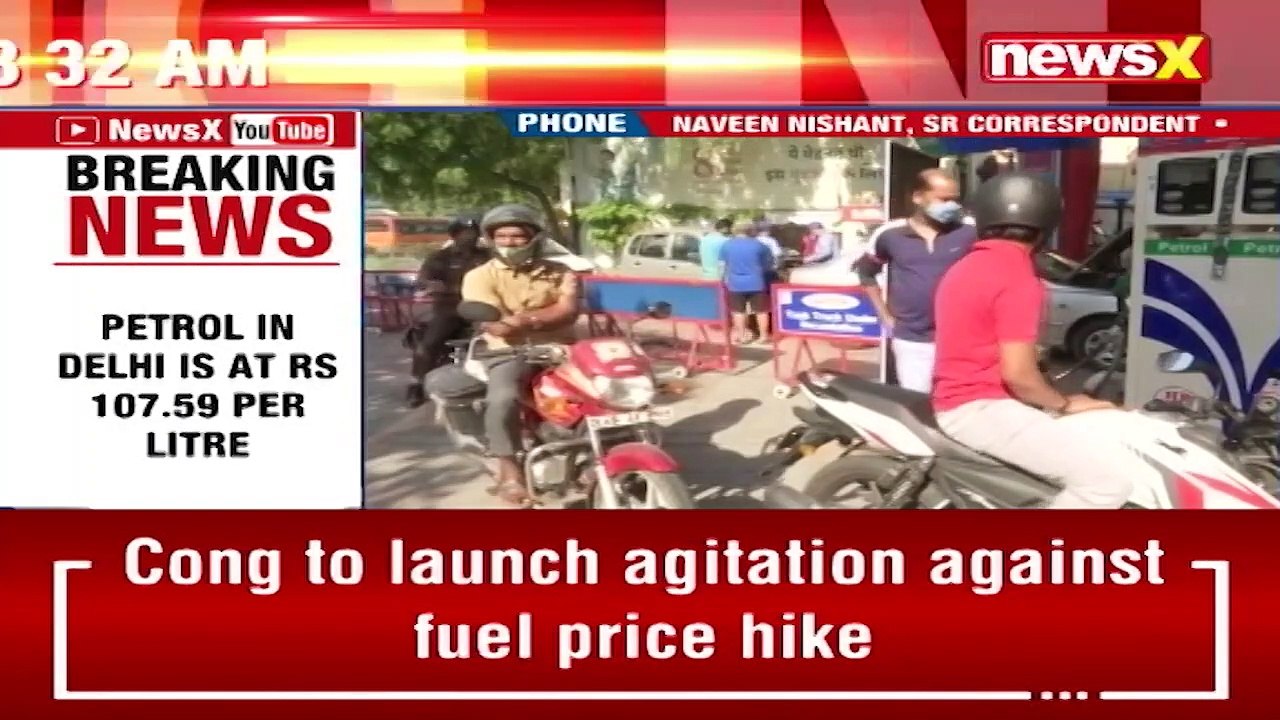 Fuel Prices Soar In Delhi Petrol Price At 107.59 Per Litre NewsX