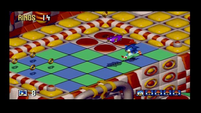 Let's Play Sonic 3D : 03 Spring Stadium