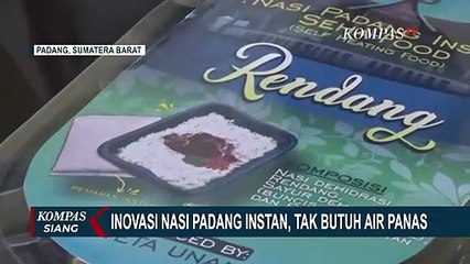 Tak Hanya Mi, Kini Ada Inovasi Nasi Padang Instan, Tak Butuh Air Panas!
