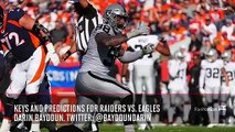 Keys and Predictions for Raiders vs. Eagles