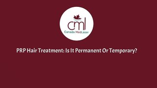 PRP Hair Treatment | Canada MedLaser Clinics
