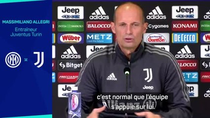9e j. - Allegri avant d'affronter l'Inter : "Pas un match décisif pour le titre"