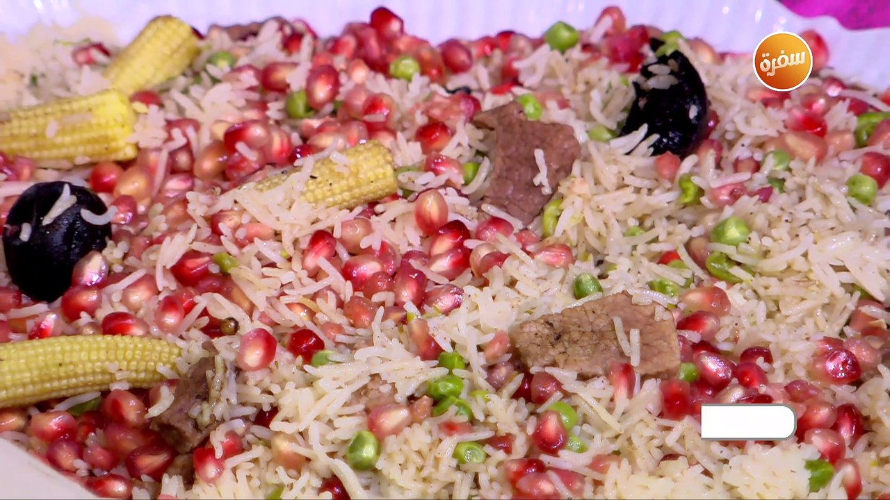 بيكاتا اللحم  - أرز بسمتي بالبسلة | غادة جميل