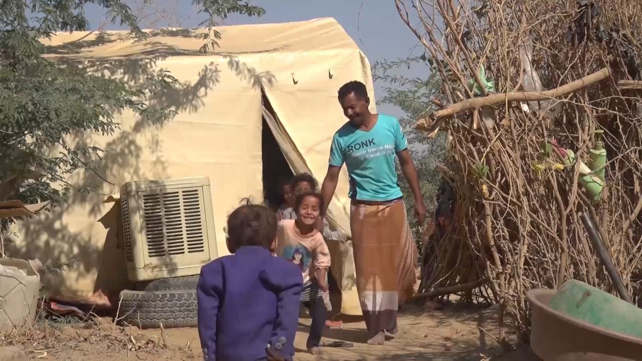 ظروف إنسانية صعبة تواجه النازحين في اليمن